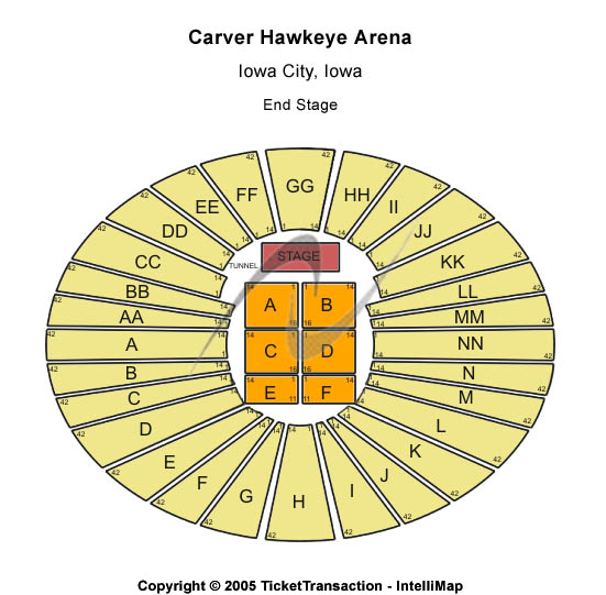 carver hawkeye arena. Carver Hawkeye Arena Seating