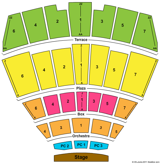 kansas city starlight theatre seating chart. Starlight Theatre Seating